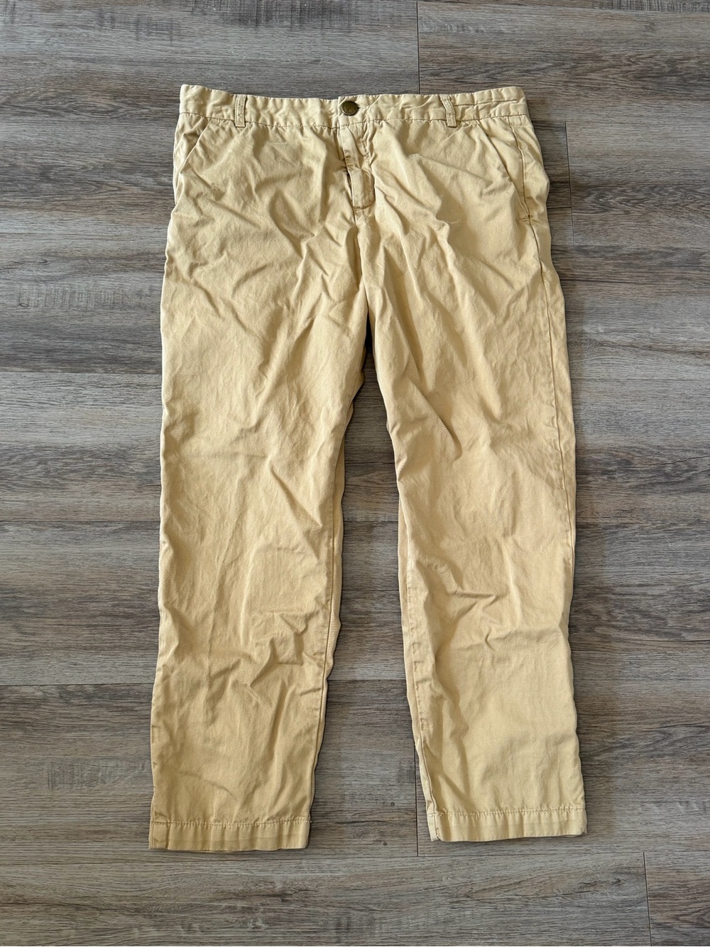 Current/Elliott The Captain Trouser 100% Cotton Ankle Khaki Pant Women’s Size 32
